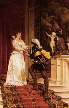  Cavalier Arte - Los Cavaliers besan a la dama Frederic Soulacroix